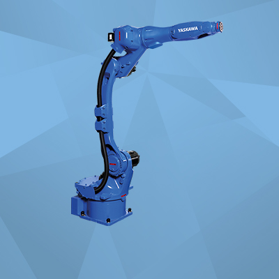 Yaskawa roboter in blau